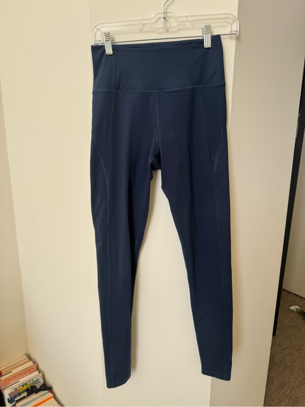 girlfriend collective Navy High-Rise Leggings
